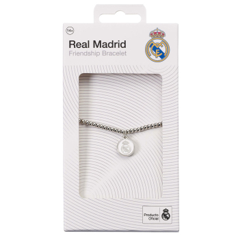 Real Madrid narukvica Silver Finish Bead Bracelet