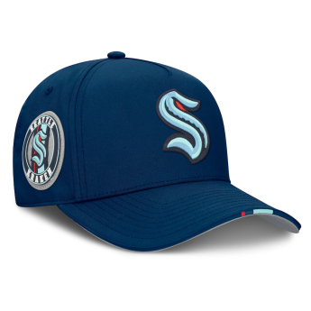 Seattle Kraken kapa za bejzbol 2025 Draft Authentic Pro Structured Adjustable