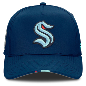 Seattle Kraken kapa za bejzbol 2025 Draft Authentic Pro Structured Adjustable
