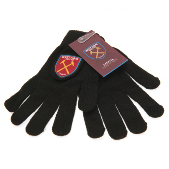West Ham United dječje rukavice black