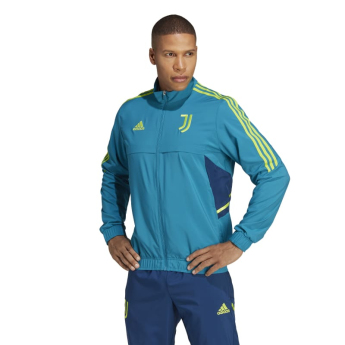 Juventus Torino muška nogometna jakna Condivo Presentation teal