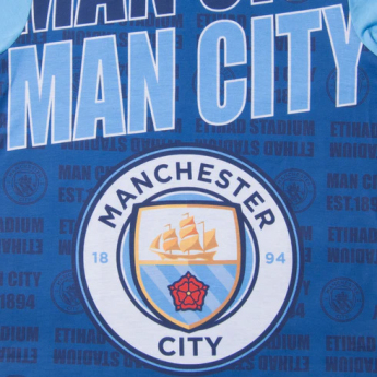 Manchester City dječja pidžama text navy
