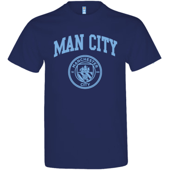 Manchester City muška majica Crest navy