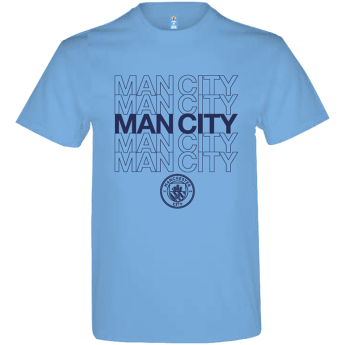 Manchester City muška majica Logo sky