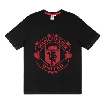 Manchester United muška pidžama Short Crest black
