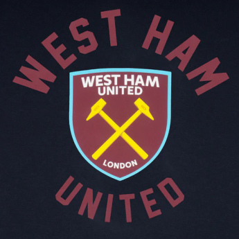 West Ham United muška majica s kapuljačom Graphic navy blue