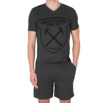 West Ham United muška pidžama Short grey