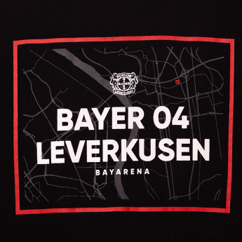 Bayer 04 Leverkusen muška majica s kapuljačom City Map