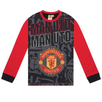 Manchester United dječja pidžama Long black