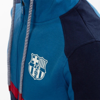 FC Barcelona dječja majica s kapuljačom Zip Oceanic
