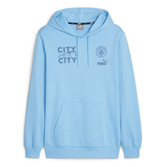 Manchester City muška majica s kapuljačom FtblCore blue