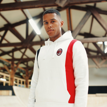 AC Milan muška majica s kapuljačom Logo white