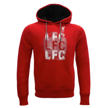 FC Liverpool muška majica s kapuljačom 3LFC red