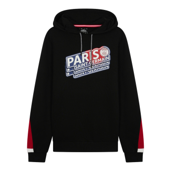 Paris Saint Germain muška majica s kapuljačom Repeat black
