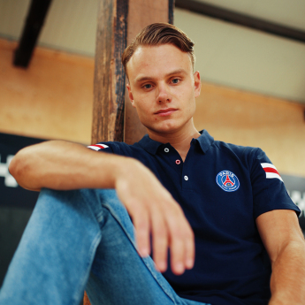 Paris Saint Germain muška polo majica Sleeve Stripe blue