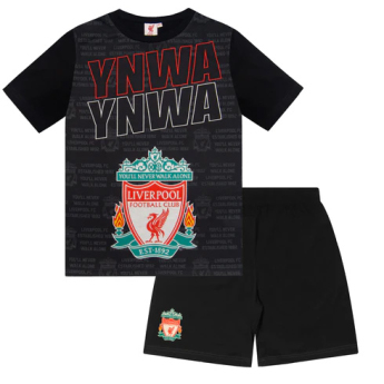 FC Liverpool dječja pidžama Text black