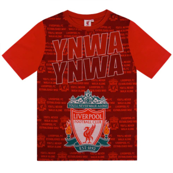 FC Liverpool dječja pidžama Text red