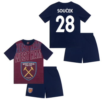West Ham United dječja pidžama Text Souček