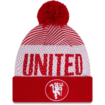 Manchester United dječja zimska kapa Engineered Cuff Red