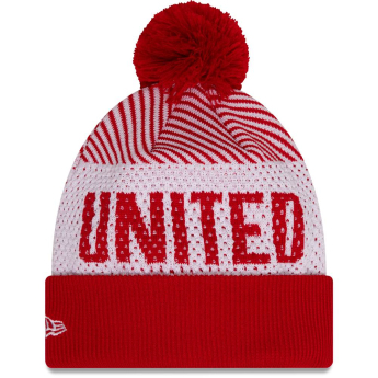 Manchester United dječja zimska kapa Engineered Cuff Red