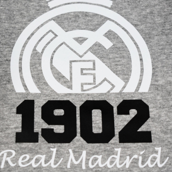 Real Madrid muška majica s kapuljačom No21 Crest grey