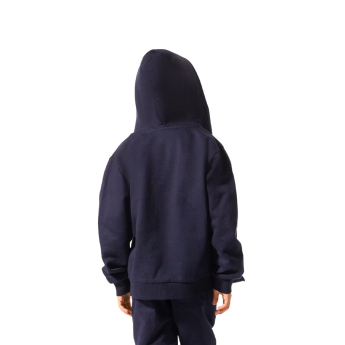 Bayern München dječja majica s kapuljačom Hooded Zip navy
