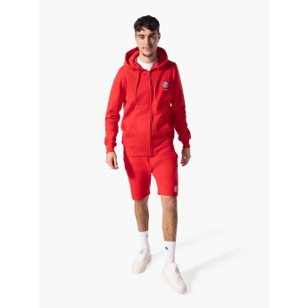Bayern München muška majica s kapuljačom Hooded Zip red
