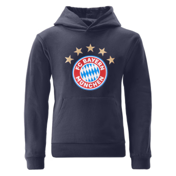 Bayern München dječja majica s kapuljačom Essential navy