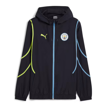 Manchester City muška nogometna jakna Pre-Match navy