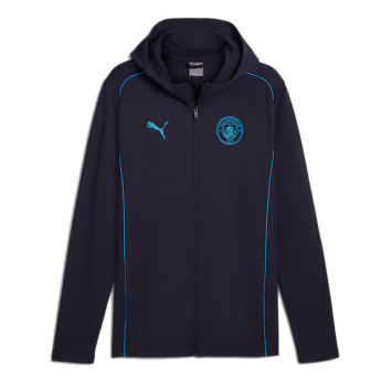Manchester City muška majica s kapuljačom Casuals navy