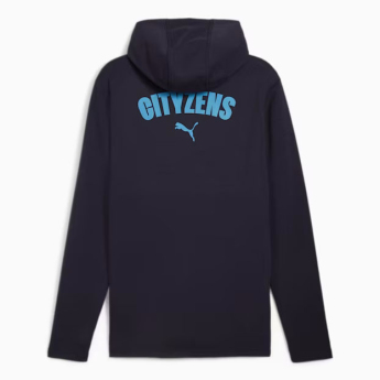 Manchester City muška majica s kapuljačom Casuals navy