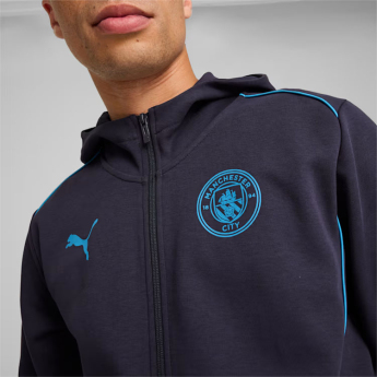 Manchester City muška majica s kapuljačom Casuals navy