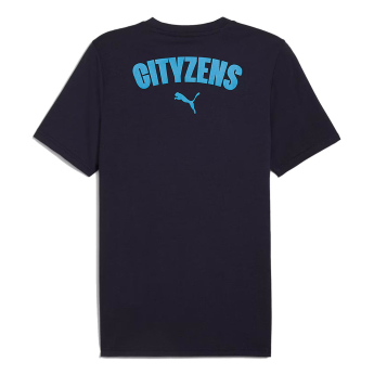 Manchester City muška majica Casuals fullnavy