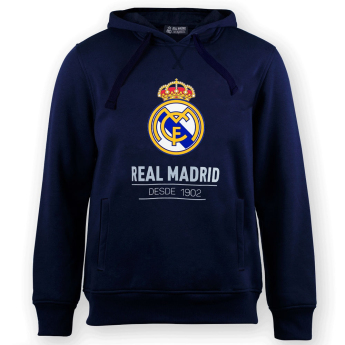 Real Madrid muška majica s kapuljačom No25 Crest navy