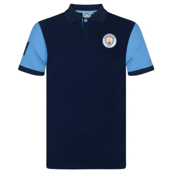 Manchester City muška polo majica Contrast navy