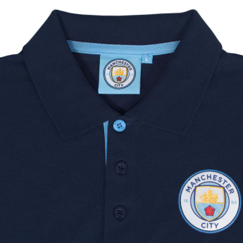 Manchester City muška polo majica Contrast navy
