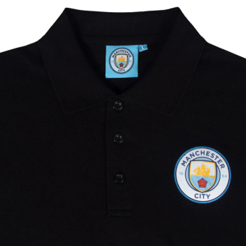Manchester City muška polo majica Crest black