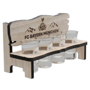 Bayern München čašica za rakiju stand with motifs 4 pack