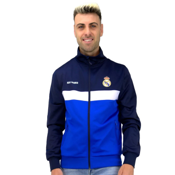 Real Madrid muška nogometna jakna Plus azul