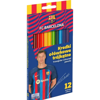 FC Barcelona bojice 12 ks trojhranné