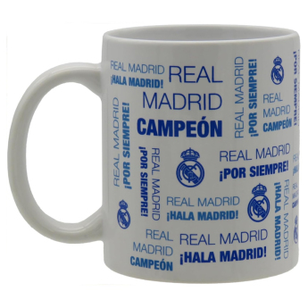 Real Madrid šalica Text