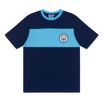 Manchester City muška pidžama Long Stripe