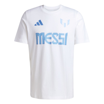 Lionel Messi muška majica MESSI Name and number white