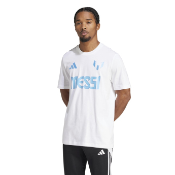Lionel Messi muška majica MESSI Name and number white