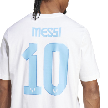 Lionel Messi muška majica MESSI Name and number white