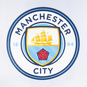 Manchester City muška jakna s kapuljačom Shower white