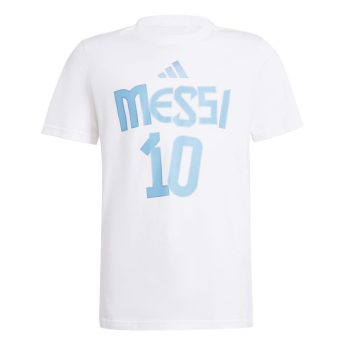 Lionel Messi dječja majica MESSI Name and number white