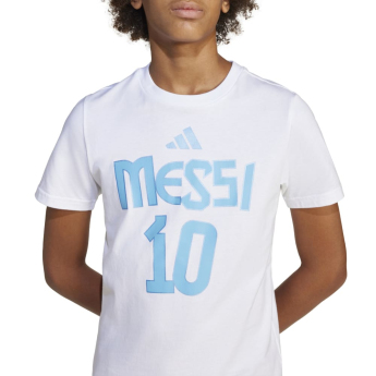 Lionel Messi dječja majica MESSI Name and number white