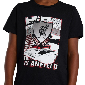 FC Liverpool dječja majica Anfield black
