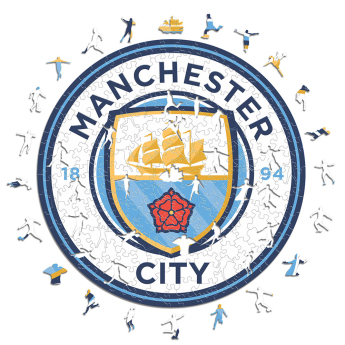 Manchester City drvene puzzle Crest 150 pcs